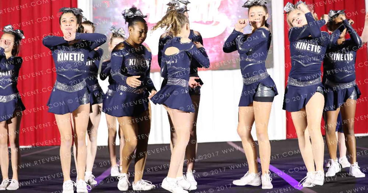 Kinetic All Star Cheer Sapphire · Aurora Grand Nationals