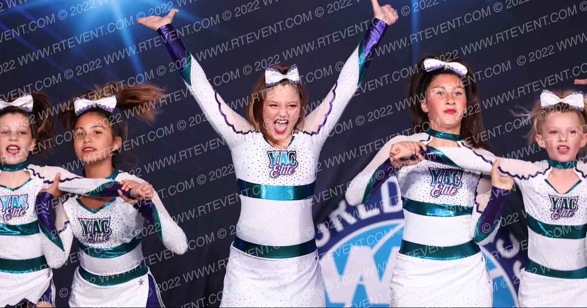 YAC Elite Cheer Gravity · Cali Crown
