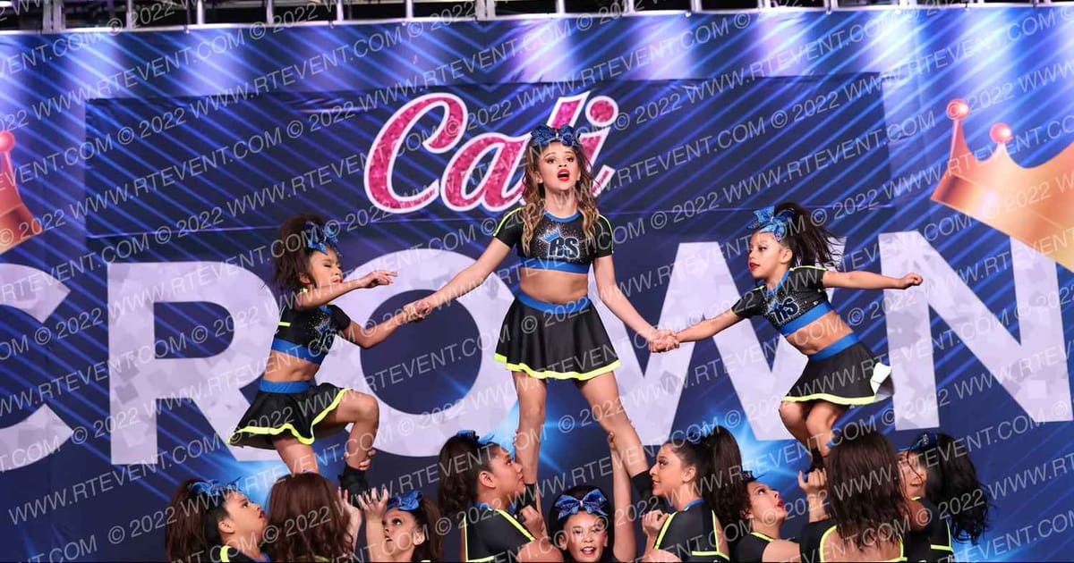 Royal Storm Elite Cheer Luna · Cali Crown