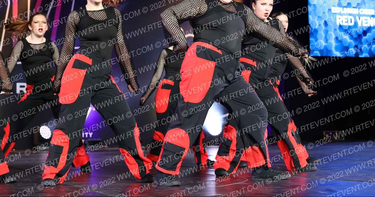 Explosion Cheer Starz Red Venom · WSF Grand Nationals Dance