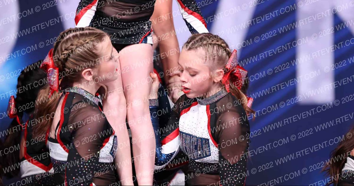 American Cheer JR WHITE · Cali Crown
