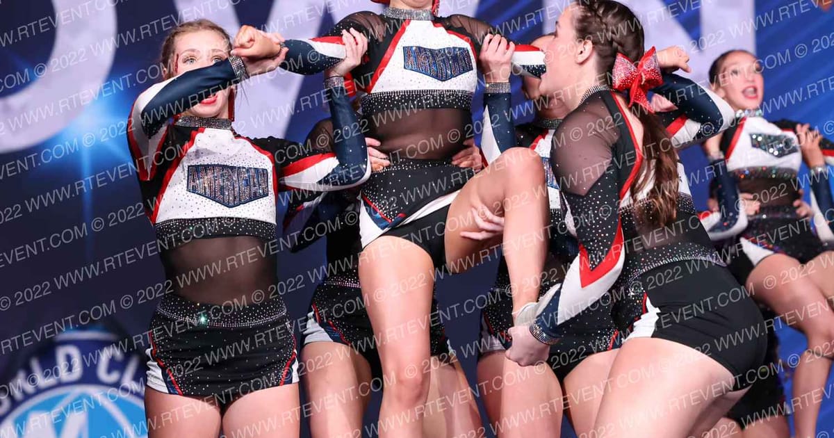 American Cheer SR RED · Cali Crown