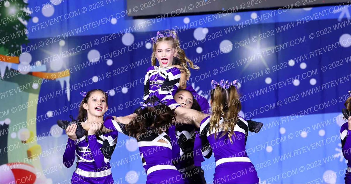 Rebelz Cheer Respect · Spirit Celebration Christmas Grand Nationals DIDII