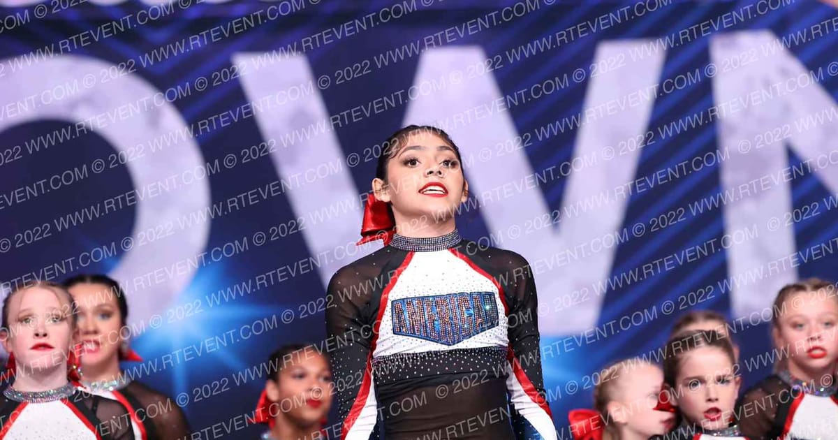 American Cheer JR BLUE · Cali Crown