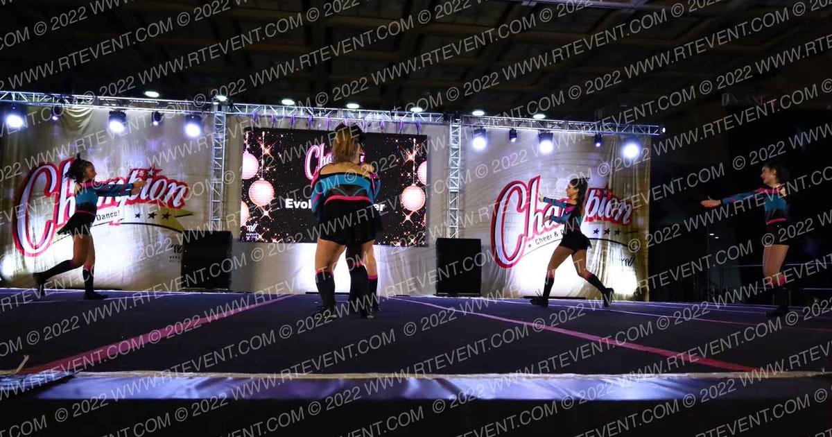 Evolution Cheer Teal Rage · CCD Grand Nationals
