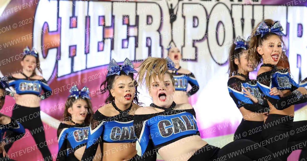 The California All Stars-Livermore Deja Blue · Cheer Power Holiday Showdown Roseville