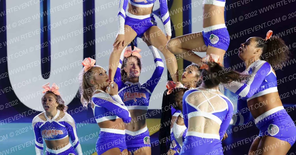 The Stingray All Stars Peach · CHEERSPORT Cartersville Classic DIDII