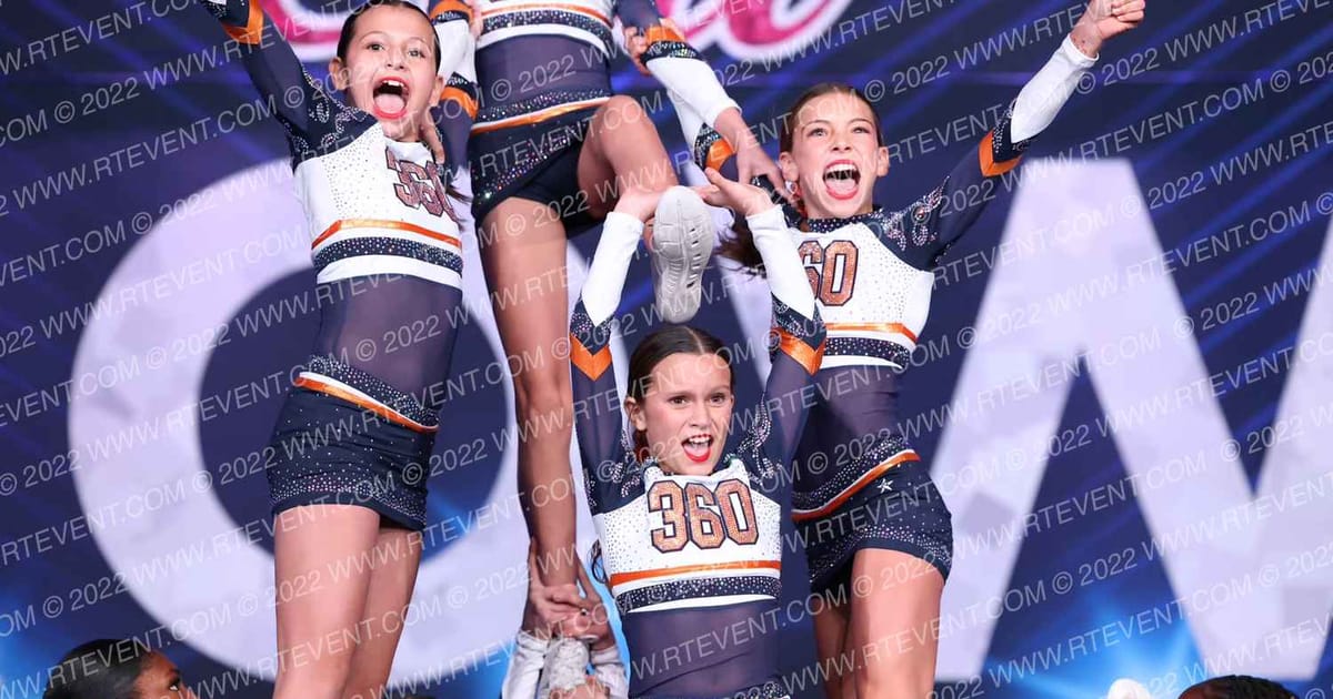 South Bay Cheer 360 Orange Crush · Cali Crown