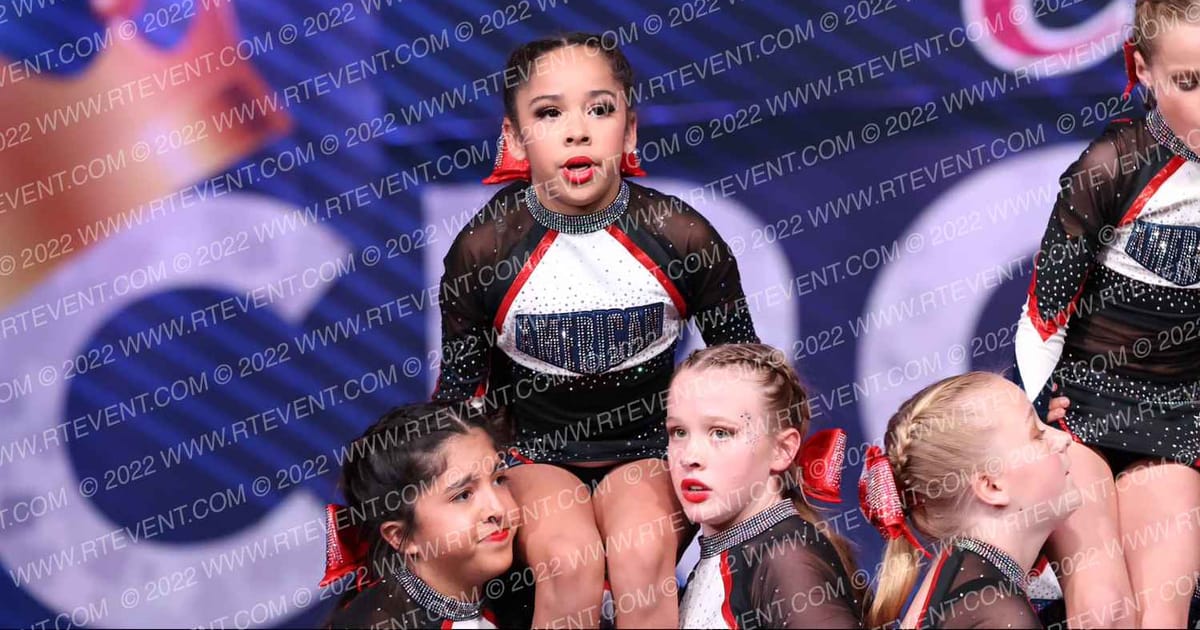 American Cheer JR WHITE · Cali Crown