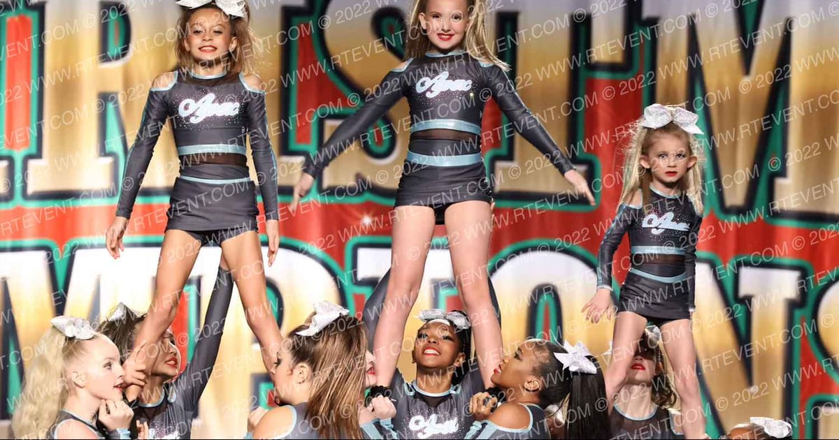 Apex Cheer Metallic · Cheer Power Holiday Showdown Galveston