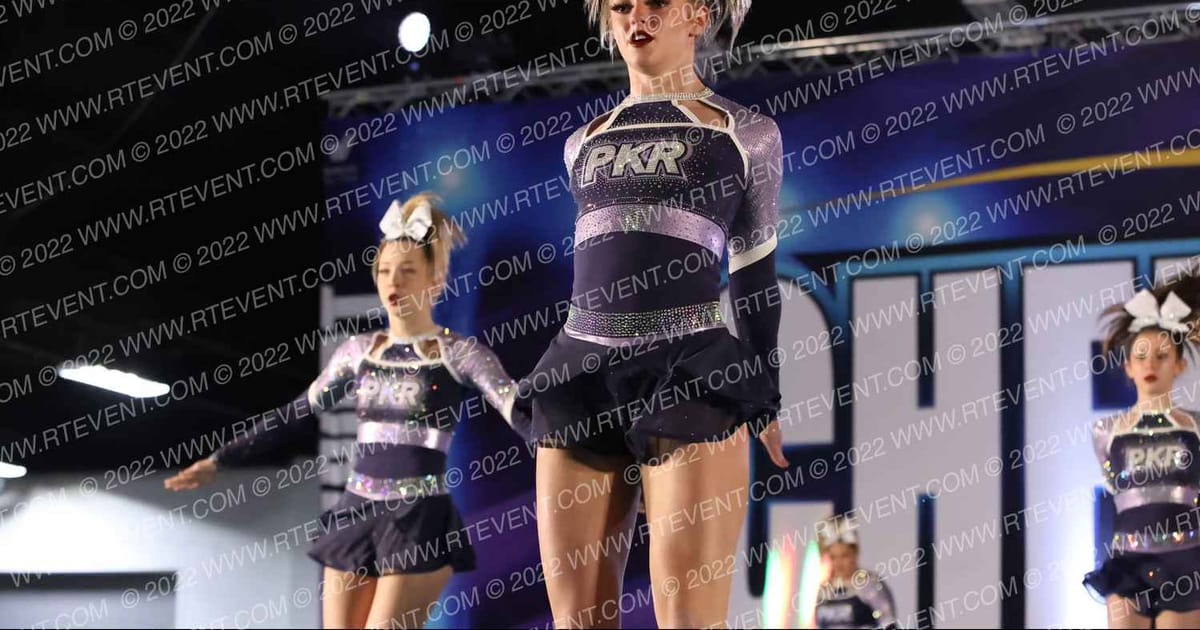PKR Cheer Club Blue Hail · Cheersport Oaks Classic