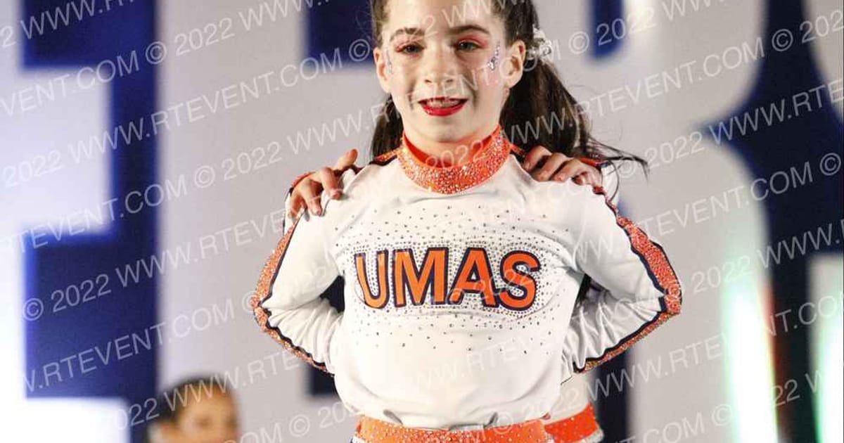 Upper Merion All Stars Mini Blue · Cheersport Oaks Classic