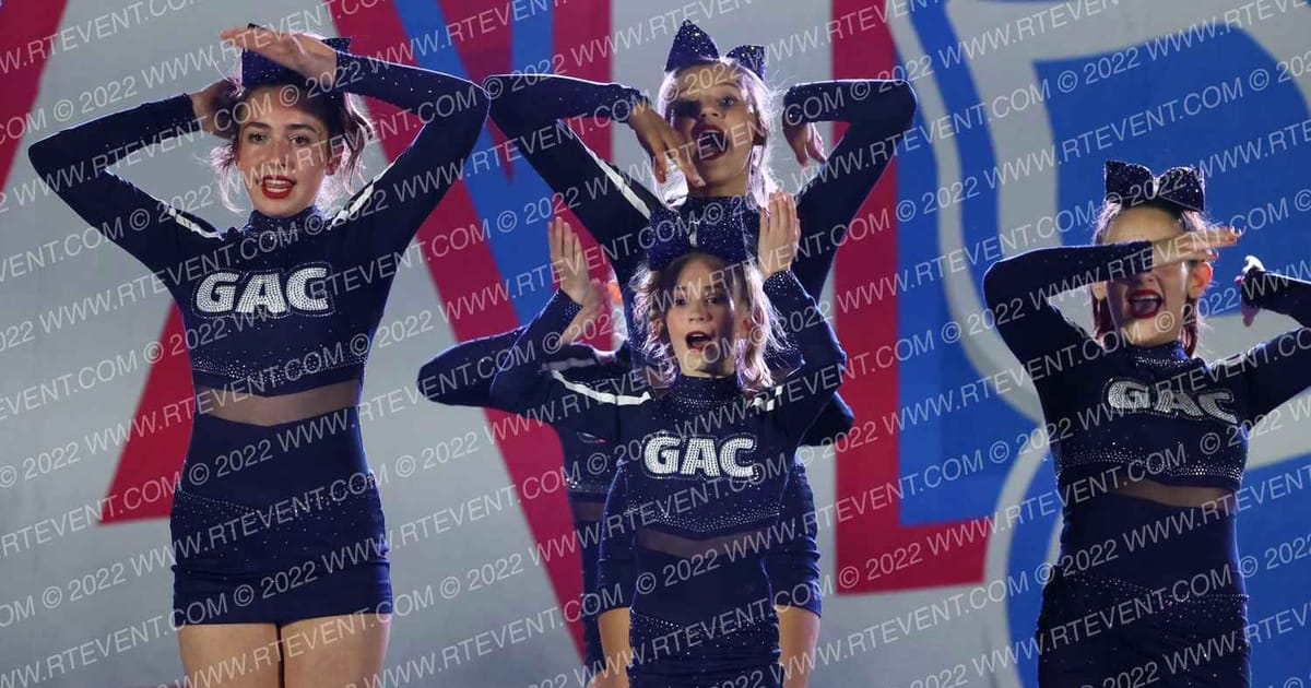 Greensboro All Star Cheerleading Senior Gold · Aloha Gatlinburg Showdown