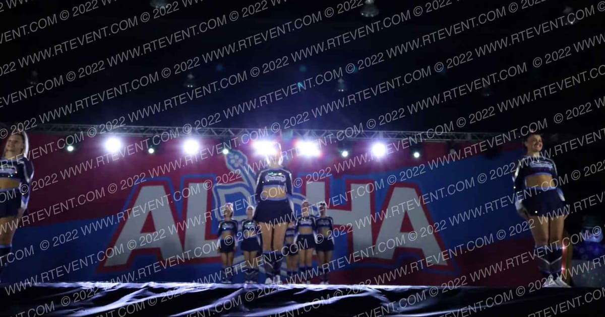 Blue Ridge Cheer Company Lady Blue · Aloha Gatlinburg Showdown