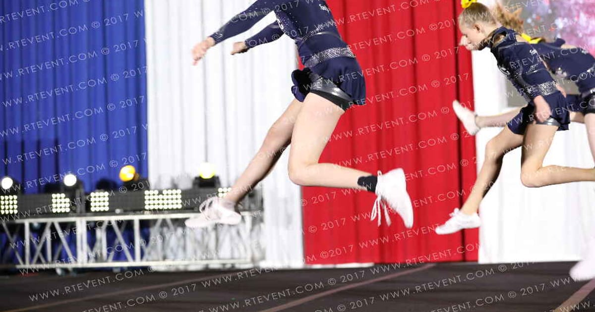 Kinetic All Star Cheer Cobalt · Aurora Grand Nationals