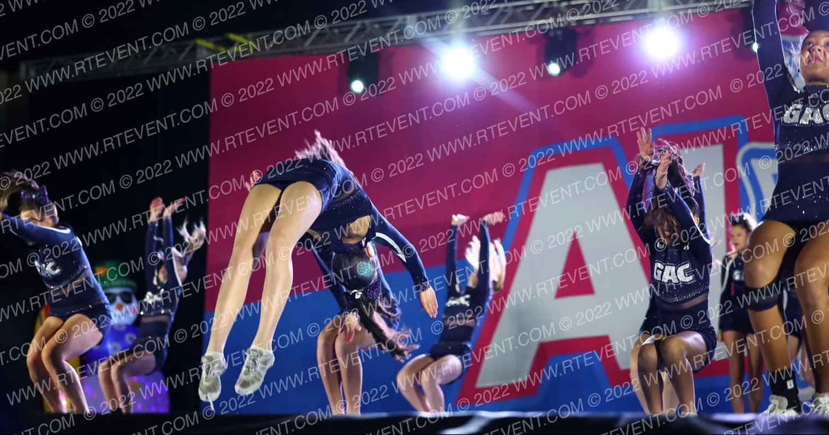 Greensboro All Star Cheerleading Black Diamonds · Aloha Gatlinburg Showdown