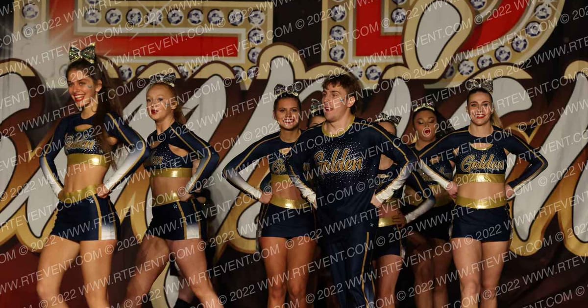 Eagle Elite Cheerleading Golden Eagles · Celebrity Championships Branson