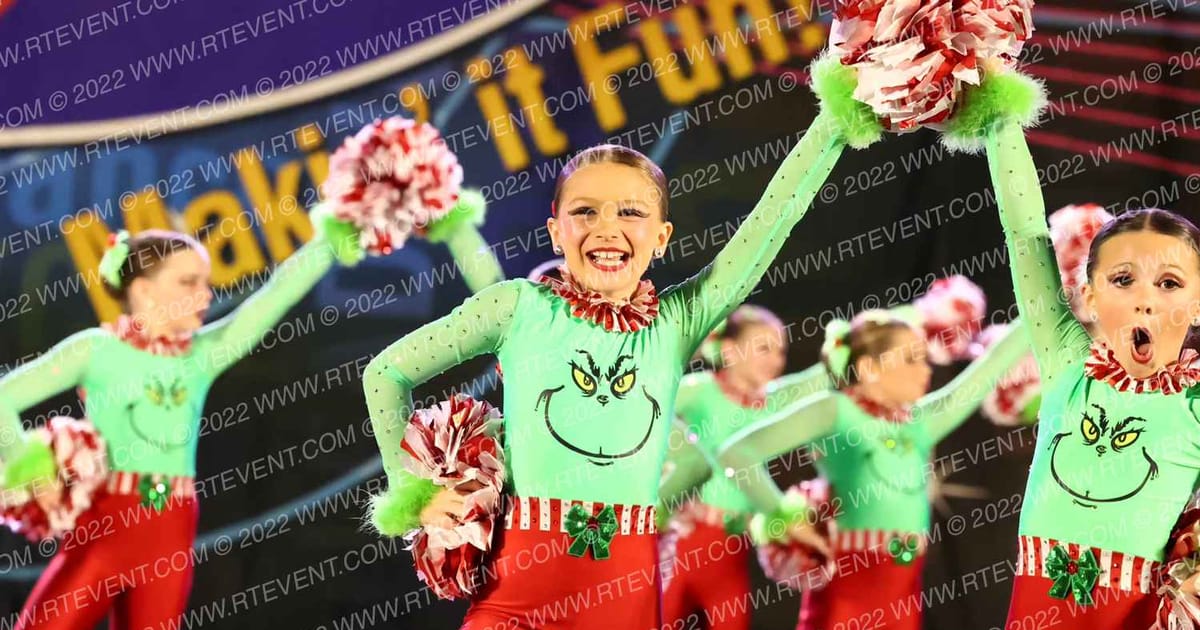 Dance Mania Mini Pom Large · Spirit Cheer Orlando Dance Grand Nationals Cheer Nationals