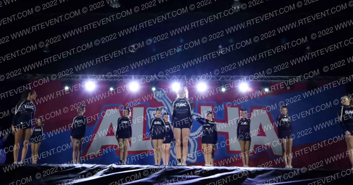 Greensboro All Star Cheerleading Senior Gold · Aloha Gatlinburg Showdown