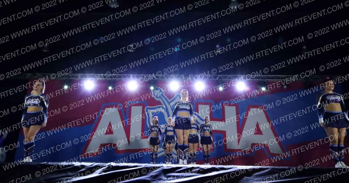 Blue Ridge Cheer Company Lady Blue · Aloha Gatlinburg Showdown