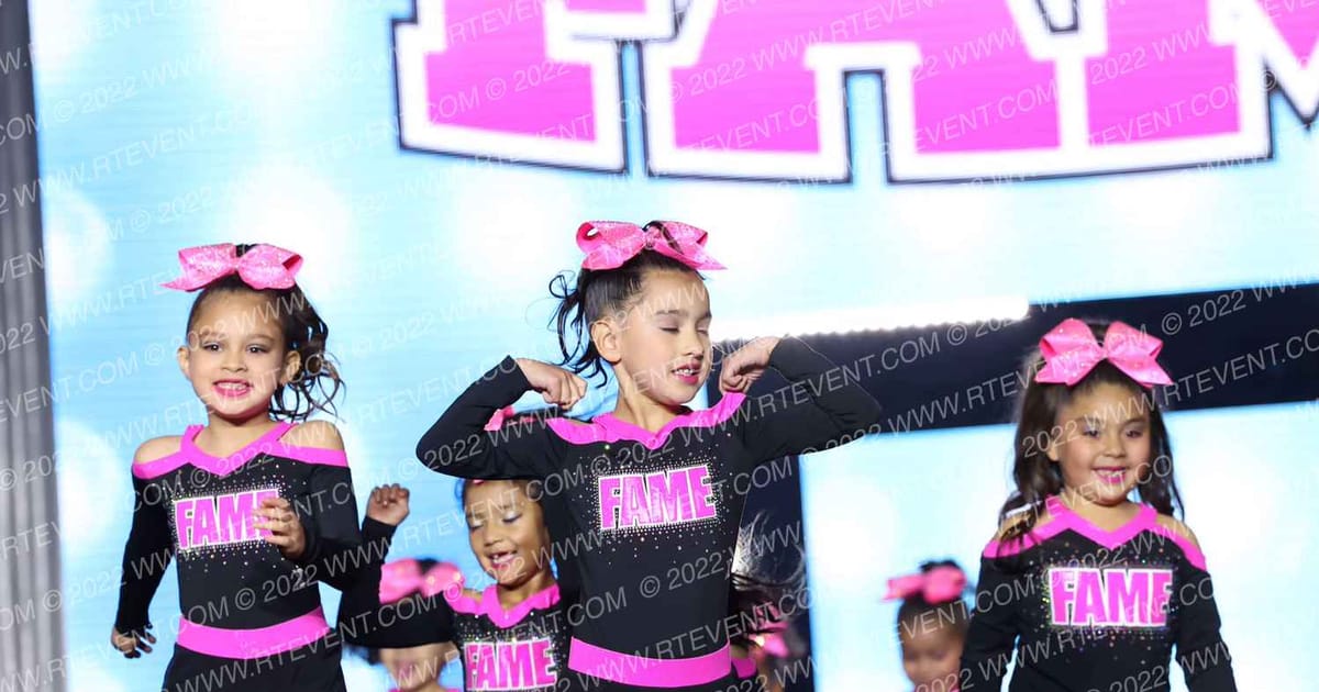 West Coast Fame Allstars Cheer TINY CHAOS · The American Grand Nationals