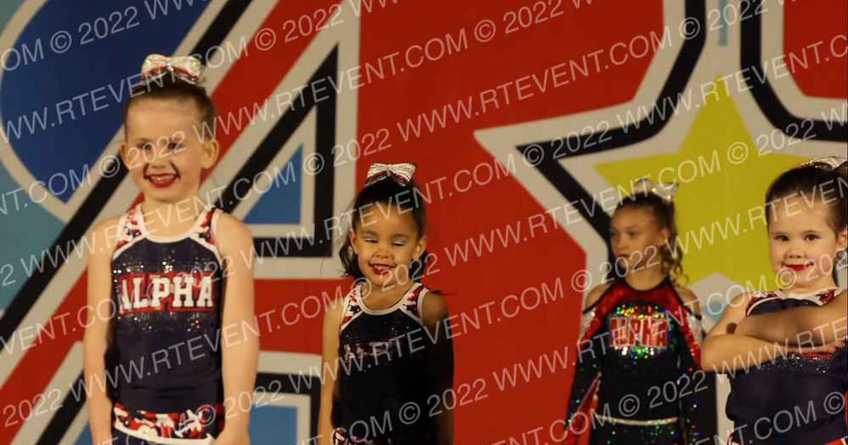 Alpha Company Tumbling and Cheer Tiny Generals · Americas Best Indy Challenge