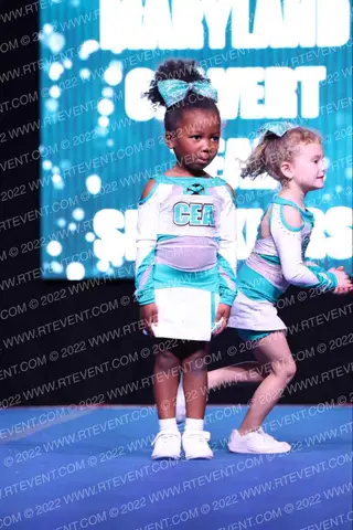 Cheer Extreme Maryland Calvert Teal Sparklers