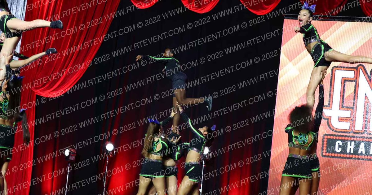 Cheer-tastics Crush All Star Cheer Midnight Mayhem · Encore Grand Nationals