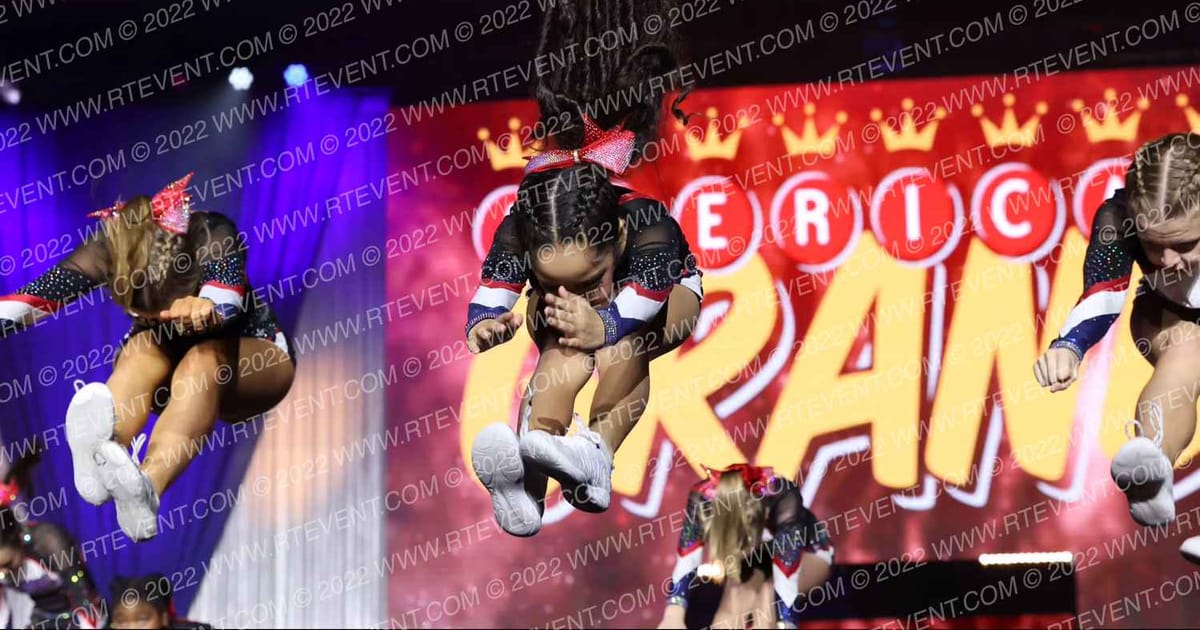 American Cheer JR WHITE · The American Grand Nationals