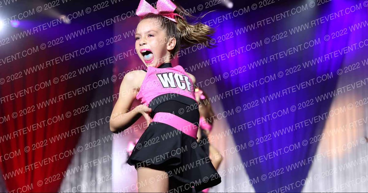 West Coast Fame Allstars Cheer BOMBSHELLS · The American Grand Nationals