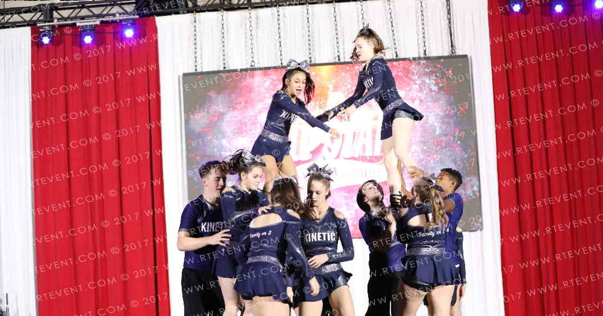 Kinetic All Star Cheer Blue Diamonds · Aurora Grand Nationals