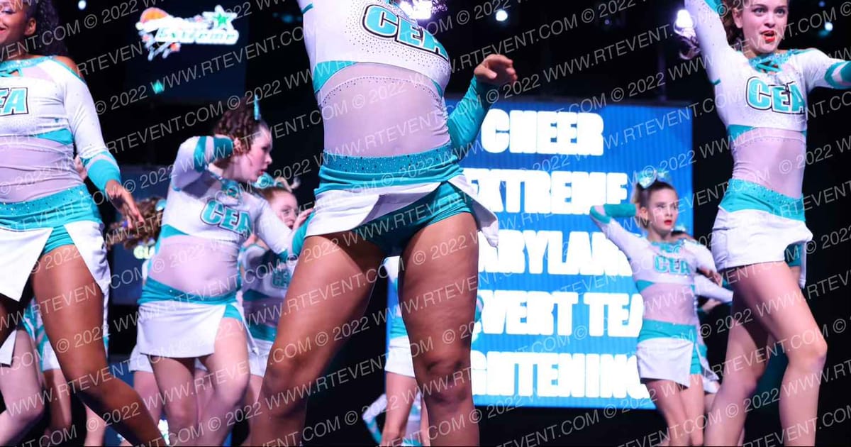 Cheer Extreme Maryland Calvert Teal Lightening · Holiday Spectacular