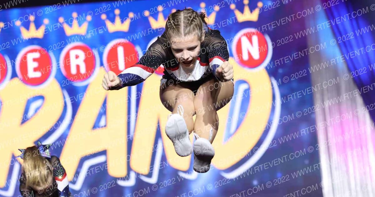 American Cheer JR WHITE · The American Grand Nationals