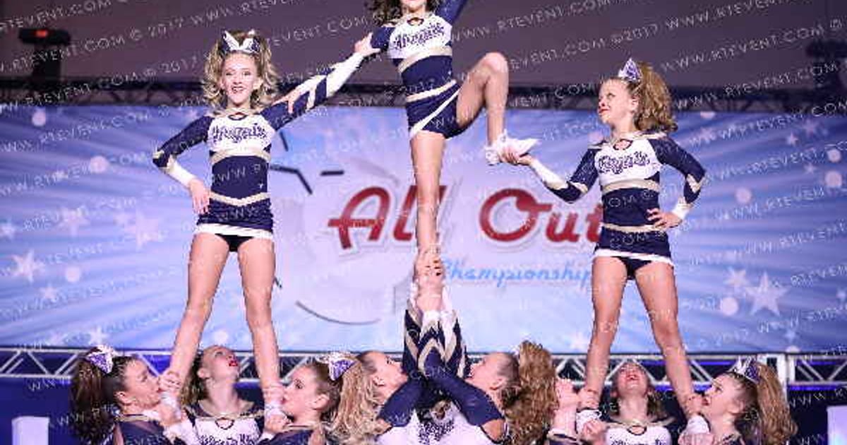 Coast 2 Coast Youth Cheer Association Treasure Coast Royals 12U · The All Out Nationals