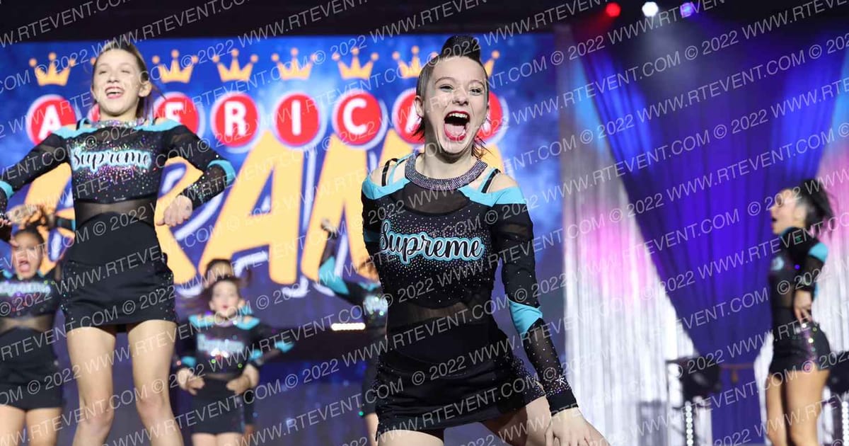 Supreme Cheer and Tumble Teal Reign · The American Grand Nationals