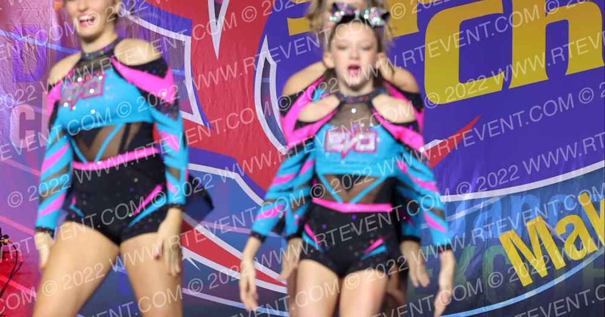 Evolution Cheer Teal Shock · Spirit Cheer SuperNational DIDII Revised