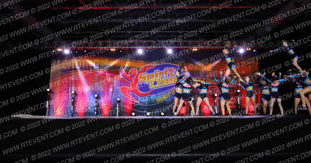 Evolution Cheer Teal Obsession · Spirit Cheer Super Nationals DIDII