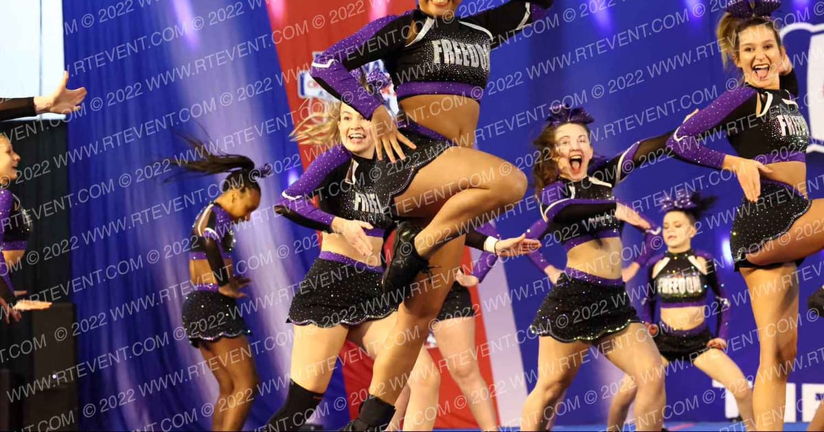 Freedom Allstar Cheer & Tumble Purple Reign · NCA Oaks Classic