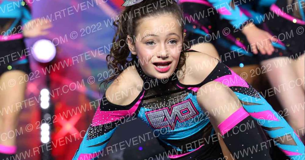 Evolution Cheer Teal Mania · Spirit Cheer SuperNational DIDII Revised