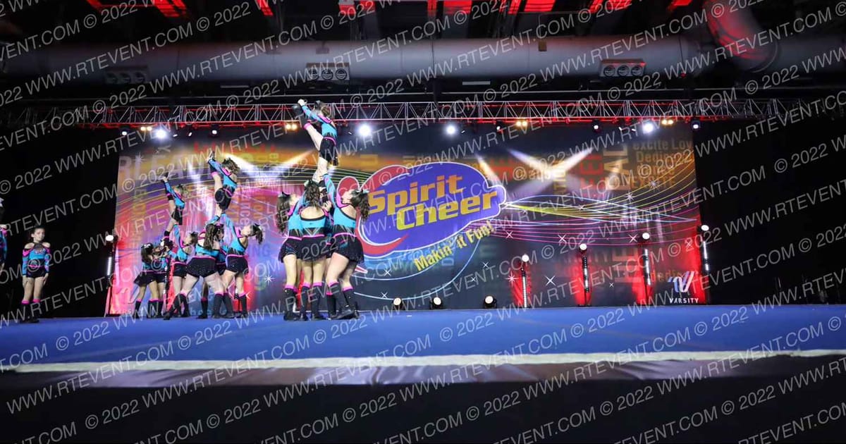 Evolution Cheer Teal Riot · Spirit Cheer SuperNational DIDII Revised