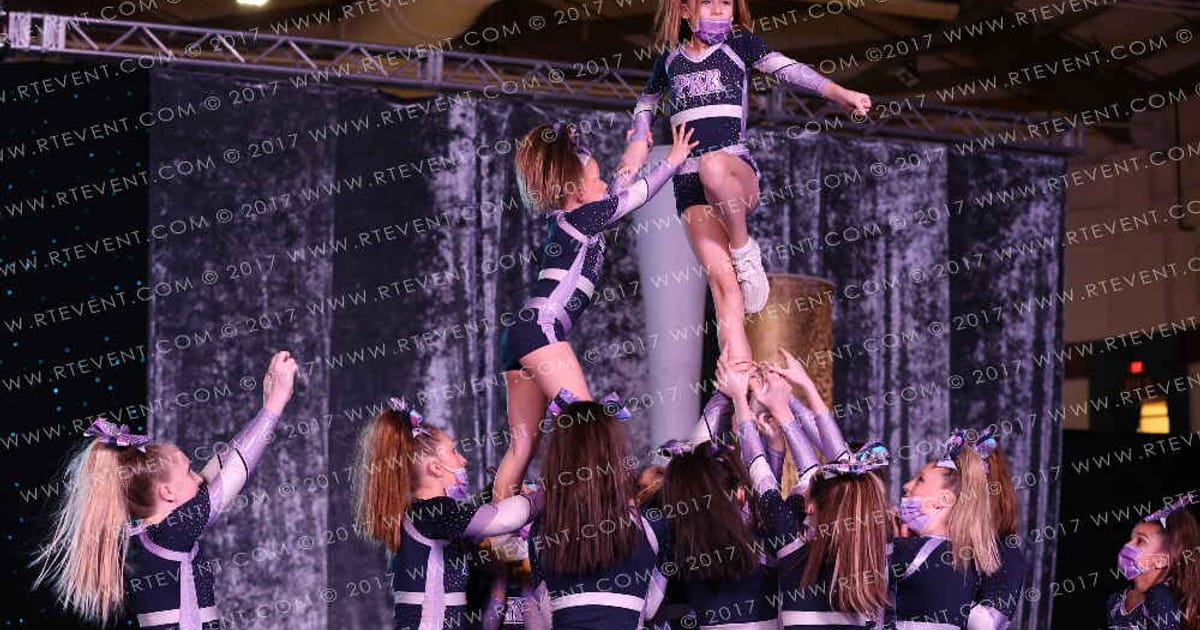 PKR Cheer Club Purple Ice · Aloha Upper Marlboro Showdown