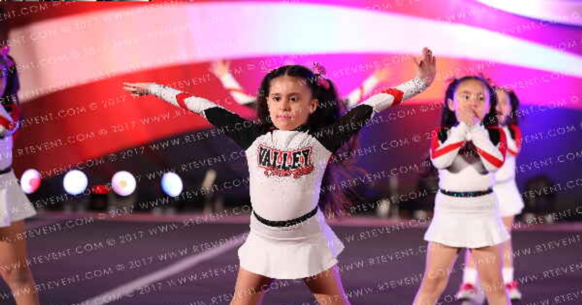Valley Cheer Elite Hot Pink Tiny · American Cheer Power Southern Nationals DIDII