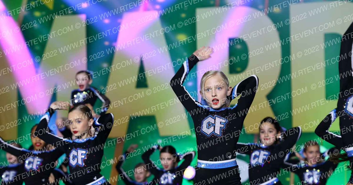 Louisiana Cheer Force Baby Blue · Mardi Gras Grand Nationals DIDII