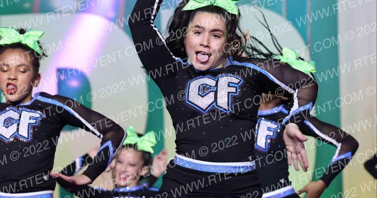 Louisiana Cheer Force Lime · Mardi Gras Grand Nationals DIDII