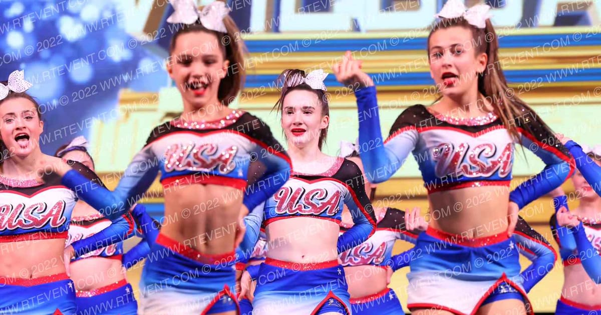 USA Wildcats Senior Red · Foxwoods All Star Cheer
