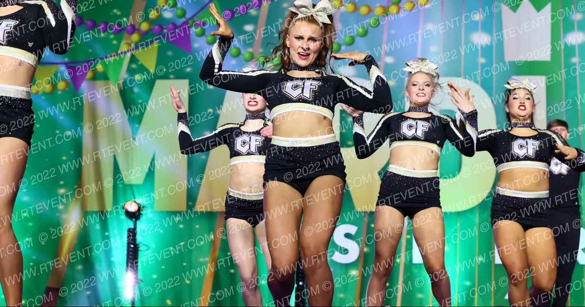 Louisiana Cheer Force Gold · Mardi Gras Grand Nationals DIDII