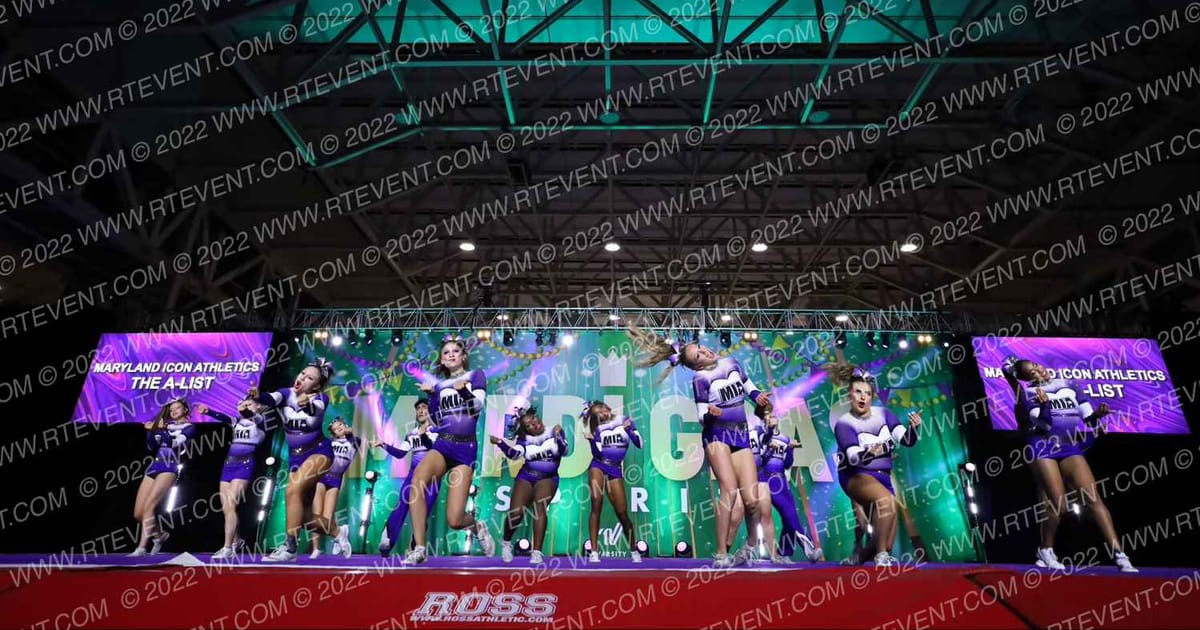 Maryland Icon Athletics The A-List · Mardi Gras Grand Nationals DIDII
