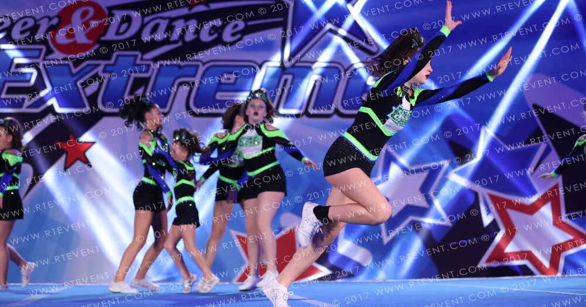 Elite Athletic Cheer Lime Ladies · Extreme Winter Open