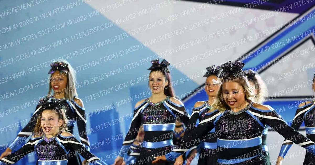 Eagles Elite Cheerleading Smoke · Athletic Championships Chattanooga