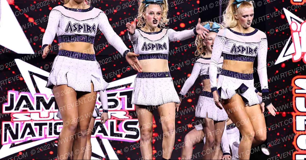 Aspire Cheer Academy MYSTIQUE · JAMfest Cheer Super